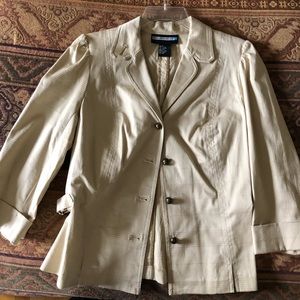 Tan light weight jacket